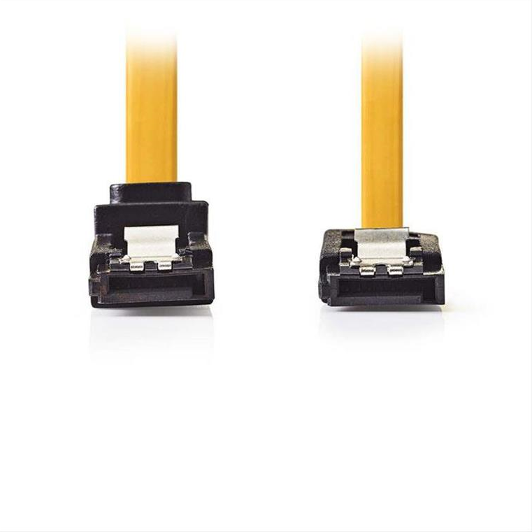 Καλώδιο δεδομένων SATA, γωνία 270°, 6Gb/s, 0.5m.