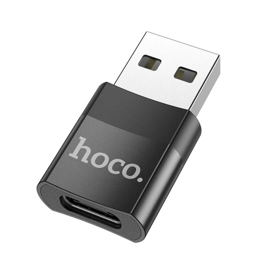 HOCO adaptor OTG from USB A (female) to Type C UA17 black HOCO adaptor OTG from USB A (female) to Type C UA17 black