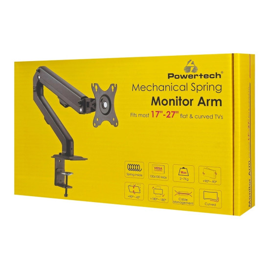 POWERTECH βάση γραφείου PT-1365 για οθόνη 17"-27", έως 7kg