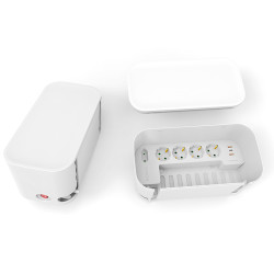 SONORA POWER BOX WHITE Κουτί οργάνωσης καλωδίων με ενσωματωμένο πολύπριζο SONORA POWER BOX WHITE Κουτί οργάνωσης καλωδίων με ενσωματωμένο πολύπριζο