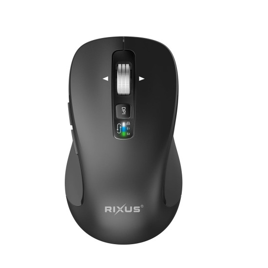 Rixus RXWM01B Aero Flex Mouse Black Rechargeable 2.4Ghz + bluetooth Black Rixus RXWM01B Aero Flex Mouse Black Rechargeable 2.4Ghz + bluetooth Black
