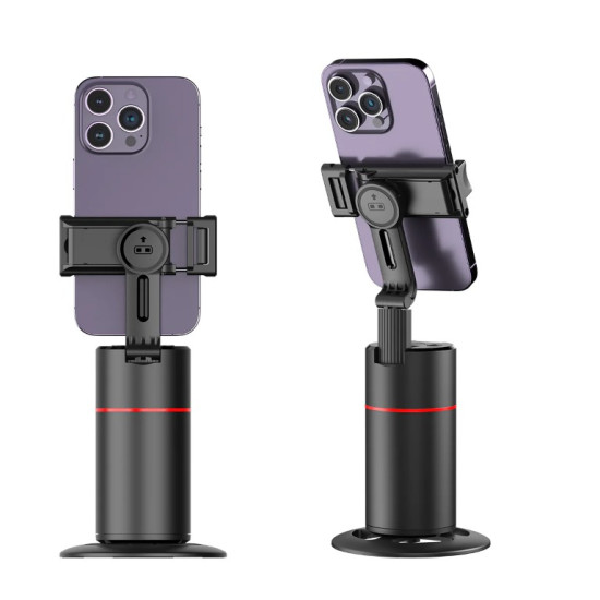Rixus RXAG01 Auto Face Tracking For Vlog, Video, Tik Tok Black