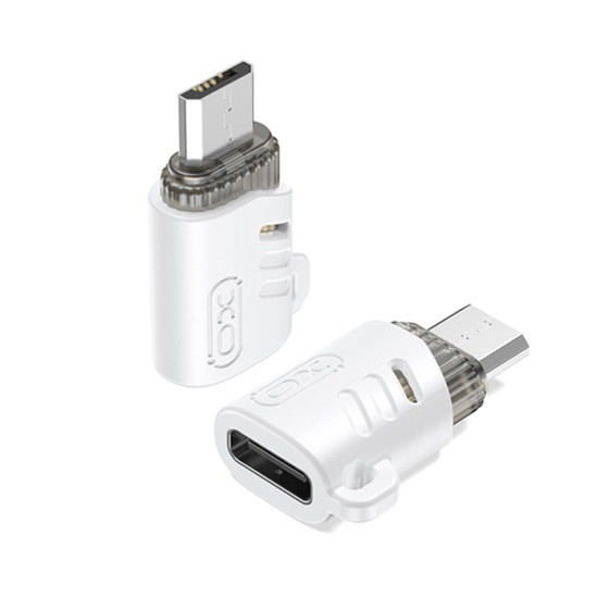 Αντάπτορας USB High-Speed type-C θηλ. - Micro USB αρσ., σε λευκό χρώμα XO NB256H