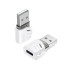 Αντάπτορας USB High-Speed type-C θηλ. - USB-Α αρσ., σε λευκό χρώμα XO NB256D