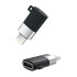 Αντάπτορας USB High-Speed Type-C θηλ. – Lightning, σε μαύρο/ασημί χρώμα XO NB149-D