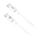 Καλώδιο USB High-Speed Τype-C αρσ. - USB Type-C αρσ. 60W, 1.00m σε λευκό χρώμα XO NB-Q190A