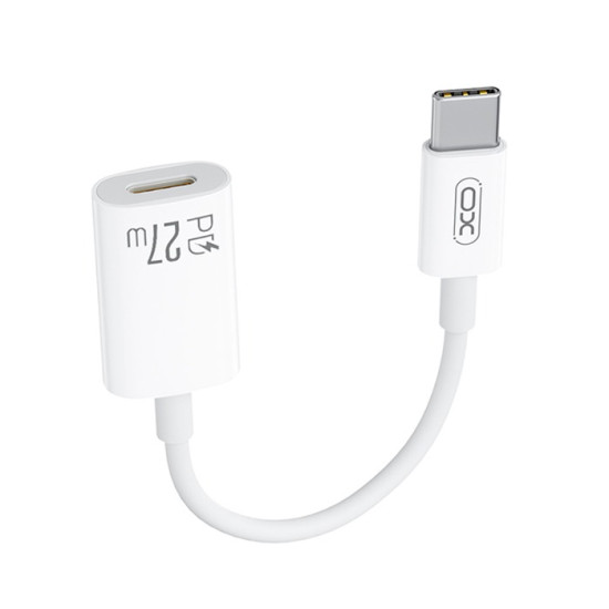 Αντάπτορας USB High-Speed type-C αρσ. - Lightning θηλ., σε μαύρο χρώμα XO NB263B