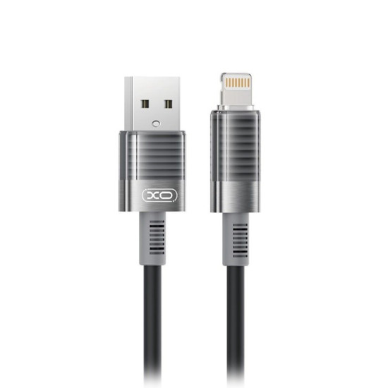 Καλώδιο USB High-Speed Α αρσ. - Lightning, 1.00m σε μαύρο χρώμα XO NB282