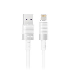 Καλώδιο USB High-Speed Α αρσ. - Lightning, 1.00m σε λευκό χρώμα XO NB282 Καλώδιο USB High-Speed Α αρσ. - Lightning, 1.00m σε λευκό χρώμα XO NB282