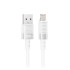 Καλώδιο USB High-Speed Α αρσ. - Lightning, 1.00m σε λευκό χρώμα XO NB282