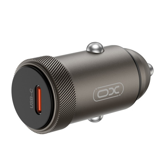 Universal φορτιστής αυτοκινήτου USB-C max.30W γκρι XO CC70