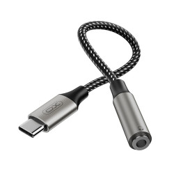 αντάπτορας USB High-Speed Type-C-3.5mm 0.13m γκρι χρώμα XO NB-R257C αντάπτορας USB High-Speed Type-C-3.5mm 0.13m γκρι χρώμα XO NB-R257C