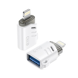 Αντάπτορας USB High-Speed Α-Lightning λευκό χρώμα XO NB256A Αντάπτορας USB High-Speed Α-Lightning λευκό χρώμα XO NB256A