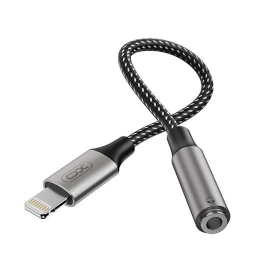αντάπτορας Lightning-3.5mm 0.12m γκρι χρώμα XO NB-R258C