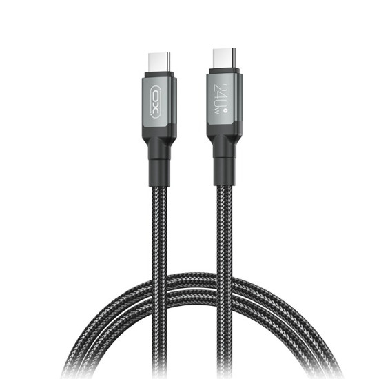 Καλώδιο USB High-Speed Type-C-Type-C 240W 1m μαύρο XO NB-Q264A