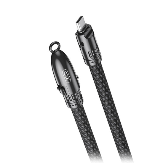 Καλώδιο USB High-Speed Type-C-Type-C 0.2m σε μαύρο χρώμα XO NB-Q289B