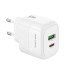 XO L137 (EU) PD20W / QC18W (1 USB-A+1 USB-C) FAST CHARGING CHARGER