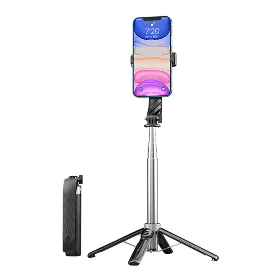 Selfie stick με ενσωματωμένο τρίποδο και λειτουργία Bluetooth XO SS11