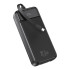 Power Bank 20.000 mAh με 3 ενσωματωμένα καλώδια 2x USB-C, 1x Lightning μαύρο XO PR275