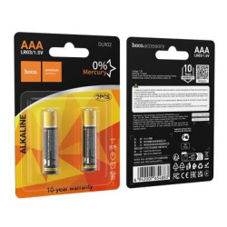 Alkaline battery R3 (AAA) Hoco DLR02 2 pcs Alkaline battery R3 (AAA) Hoco DLR02 2 pcs