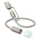 Cable USB A / USB C to LED light Hoco 0,3 m UA38C gold