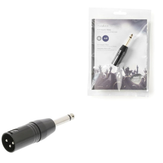 Αντάπτορας XLR 3-Pin αρσ. σε 6.35 mm mono αρσ.