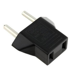 Αντάπτορας UK-US σε EU Schuko DT 220V, Universal, Μαύρο Αντάπτορας UK-US σε EU Schuko DT 220V, Universal, Μαύρο