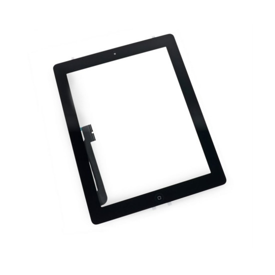 Touch Panel - Digitizer High Copy for iPad 4, with tape, Black