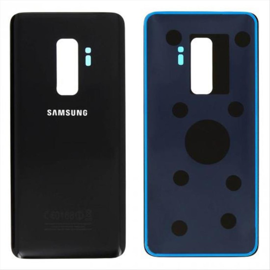 Για Samsung S9 Plus Glass Battery Cover With Adhesive Black