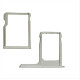Για HTC ONE M8 - Replacement Micro SIM And SD Card Trays - Silver