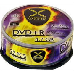 DVD+R EXTREME 4,7GB X16 - CAKE BOX 25 PCS 1171 DVD+R EXTREME 4,7GB X16 - CAKE BOX 25 PCS 1171