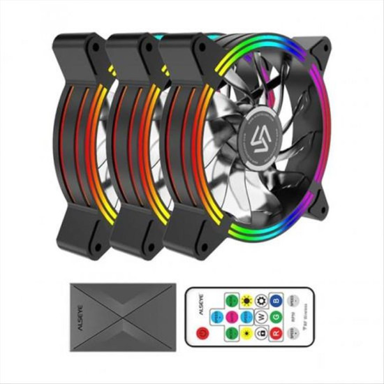 Alseye Case Cooler 12cm RGB-Fan x3 kit Alseye HALO 4.0
