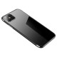 Clear Color Case Gel TPU Electroplating frame Cover for iPhone 12 mini black