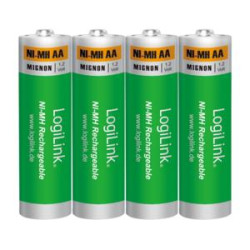 Battery NI-MH Rechargeable AA 1.2V Logilink LR6RB4 4pcs