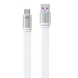 Charging Cable WK TYPE-C White 1,5m WDC-156 6A Charging Cable WK TYPE-C White 1,5m WDC-156 6A