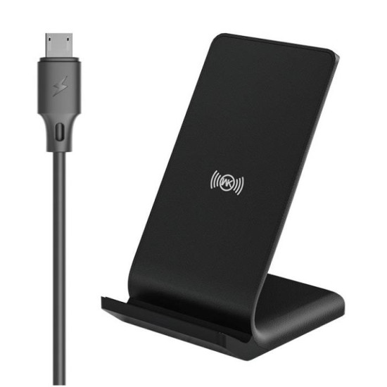 Charger Wireless WK Pad Stand WP-U84 10W Black Charger Wireless WK Pad Stand WP-U84 10W Black