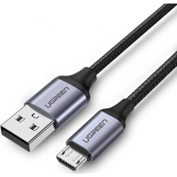 Charging Cable UGREEN US290 Micro Gray 1m 60146 2A Charging Cable UGREEN US290 Micro Gray 1m 60146 2A