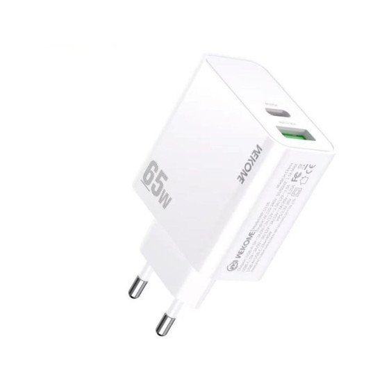 Charger WK 65W PD+USB QC3.0 WP-U116