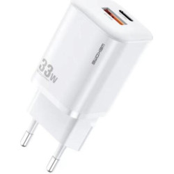 Charger GaN WK 33W PD+QC3.0 White WP-U140 Charger GaN WK 33W PD+QC3.0 White WP-U140