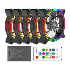 Case Cooler 12cm RGB-Fan x5 kit Alseye HALO 4.0 Case Cooler 12cm RGB-Fan x5 kit Alseye HALO 4.0