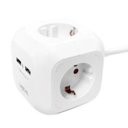 Socket 4xSchuko with 2xUSB Logilink LPS227