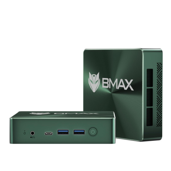 BMAX Mini PC Intel Core i3-1000G4/12GB/512GB SSD B6Plus (up to 3.2GHz), Expandable SSD, Type C (Full Function), HDMI*2/USB* 3/ Wi-Fi 5/2.4+5G/BT4.2