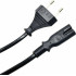 POWERTECH Καλώδιο τροφοδοσίας Euro VDE 2x0.5mm², PVC, copper, 1.5m
