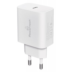 POWERTECH φορτιστής τοίχου PT-1043, USB-C, PD QC3.0, 30W, λευκός POWERTECH φορτιστής τοίχου PT-1043, USB-C, PD QC3.0, 30W, λευκός