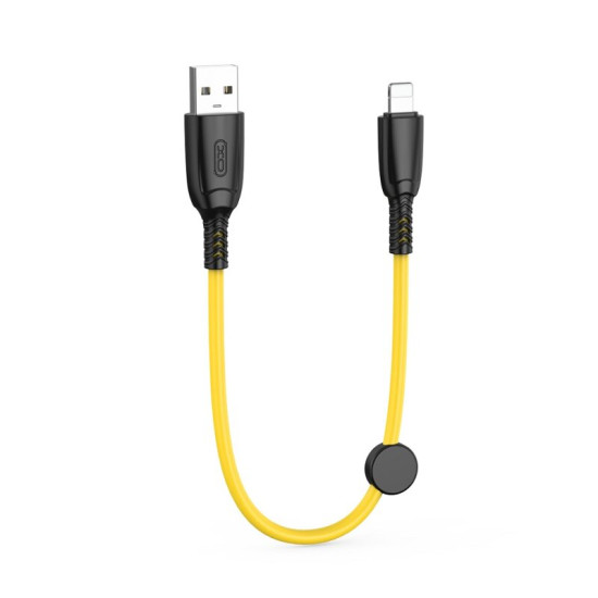 XO cable NB247 USB - Lightning 0,25 m 6A yellow XO cable NB247 USB - Lightning 0,25 m 6A yellow