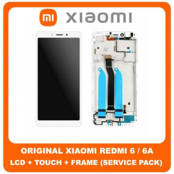 XIAOMI REDMI 6A DISPLAY WHITE ORIGINAL XIAOMI REDMI 6A DISPLAY WHITE ORIGINAL
