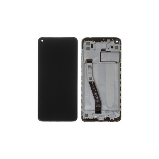 XIAOMI REDMI NOTE 9 DISPLAY AND DIGITIZER WITH FRAME MIDNIGHT GREY OEM