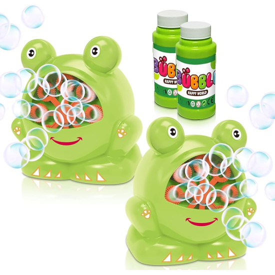 Soap bubble machine | Frog | Bubble blowing machine | Bubble blower | Bubble machine