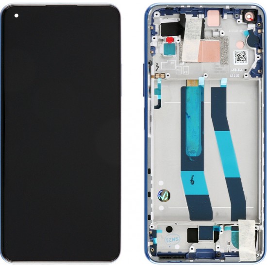 XIAOMI MI 11 LITE 4G DISPLAY WITH FRAME BLUE