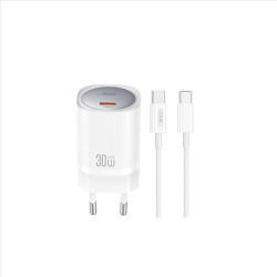 XO wall charger CE20 PD 30W 1x USB-C white + cable USB-C - USB-C XO wall charger CE20 PD 30W 1x USB-C white + cable USB-C - USB-C